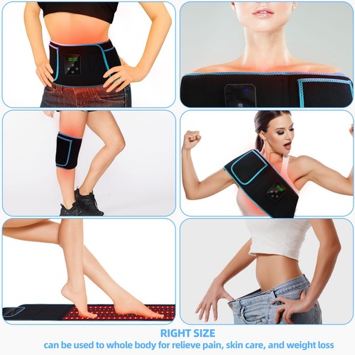 Red Light Therapy, Cordless Red Infrared Light Therapy Belt Rechargeable Wire... - Picture 7 of 8