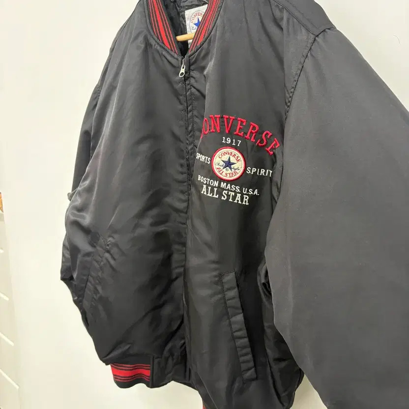 Converse All Star Black Bomber Jacket Men/L thumbnail 2