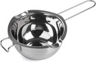 Stainless Steel Double Boiler Pot for Melting Chocolate, 480ML, Silver Handle 