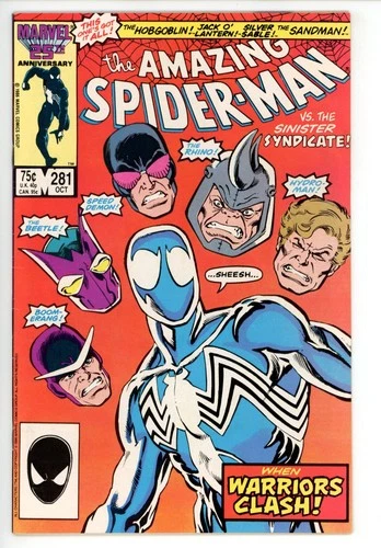 The Amazing Spider-Man #281 Marvel Sinister Syndicate 1986
