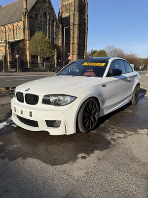 Breaking BMW 1er 120d M Sport E82 Coupe Handschaltung Alpinweiß CIC, Depo, 1M