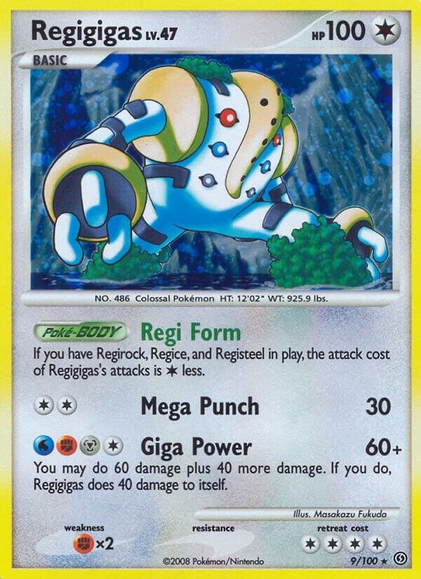 Regigigas | 9/100 | Stormfront | Near Mint | Pokémon TCG Card