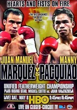 Juan Manuel Marquez Vs Manny Pacquiao Photo Boxing Poster Picture FRIDGE MAGNET