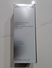 Shiseido Men Energizing Moisturizer Extra Light Fluid - 100mL / 3.3 Oz. SEALED
