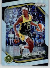 Erica Wheeler 2025 Panini Prizm WNBA Silver Prizms 125 Seattle Storm