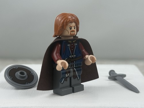 Lego Lord of the Rings Hobbit Boromir Minifigure - lor014 9473 NEW - Picture 8 of 9