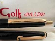 Golf Deluxe Vintage Case Fountain And Ballpoint Pen