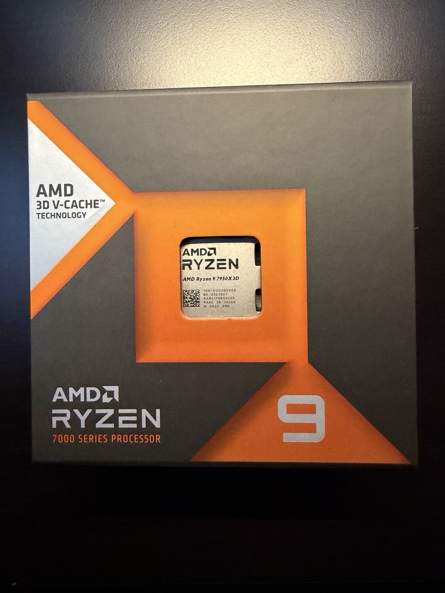 AMD Ryzen 9 7950X3D Desktop 16-Core CPU Processor 32-Thread AM5