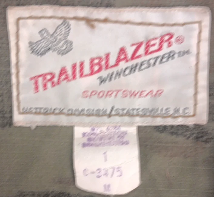 Vtg Winchester Trailblazer Sportswear Mens Medium Tiger Stripe Camo Hunting Vest - Image 2 of 4