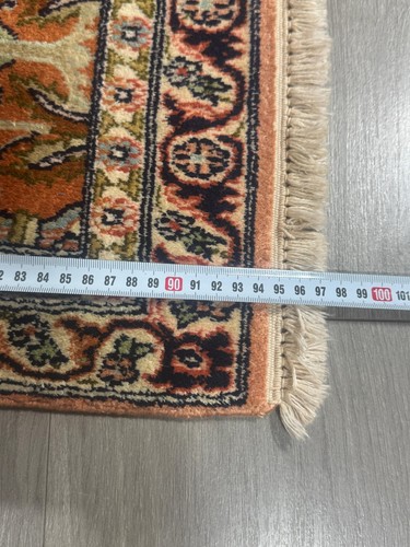 Kaschmir Seide 95 cm x 63 cm Gewaschen Orient Teppich Perser Teppich G0072 - Bild 12 von 14