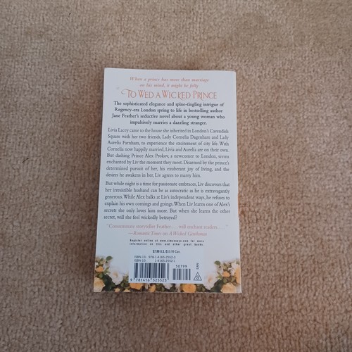 To Wed a Wicked Prince - 9781416525523, paperback, Jane Feathe like new - Picture 2 of 3