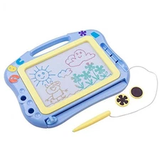 Magnetic Drawing Board for Toddlers, Color Magna Erasable Doodle Pad for Kids