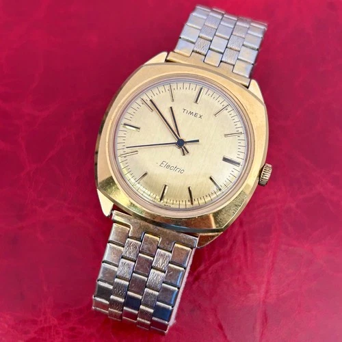 Vintage Timex Men’s Electric Wrist Watch Running