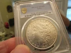 FULL GEM GRADED 1881-CC MORGAN DOL  PCGS MS 65 IT CAME OUT OF A GSA HOLDER