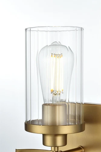 Living District Thane 5" Wall Sconce In Satin Gold - Picture 4 of 8