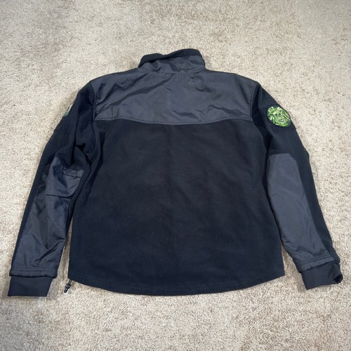 Condor Alpha Micro Fleece Jacket 601 Black Men's 2XL Full Zip Tactical Coat - Picture 8 of 8