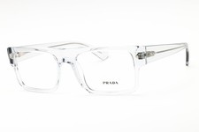 PRADA PRA01V-17P1O1-57 Eyeglasses Size 57mm 19mm 145mm grey Men