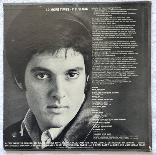 P.F. SLOAN - TWELVE MORE TIMES (original Dunhill label) MONO - Bild 2 von 3