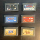 Lot of 6 authentic Nintendo GameBoy Advance Games  super Mario bros 3