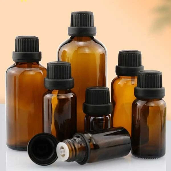 Botella cuentagotas euro de vidrio de lujo de 5 ml-100 ml para contenedor de aceite esencial compra a granel Foto 4 de 4