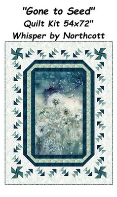 Gone to Seed Quilt kit 54-72