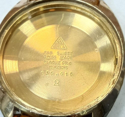 ✅ Vintage Omega Seamaster Cosmic Crosshair 135.016 Rose Gold 1960s Watch ✅ - Picture 14 of 15