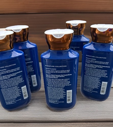 6x NEW Bath & Body Works WAIKIKI BEACH COCONUT Body Lotions 8 oz Not Sealed - Picture 5 of 6