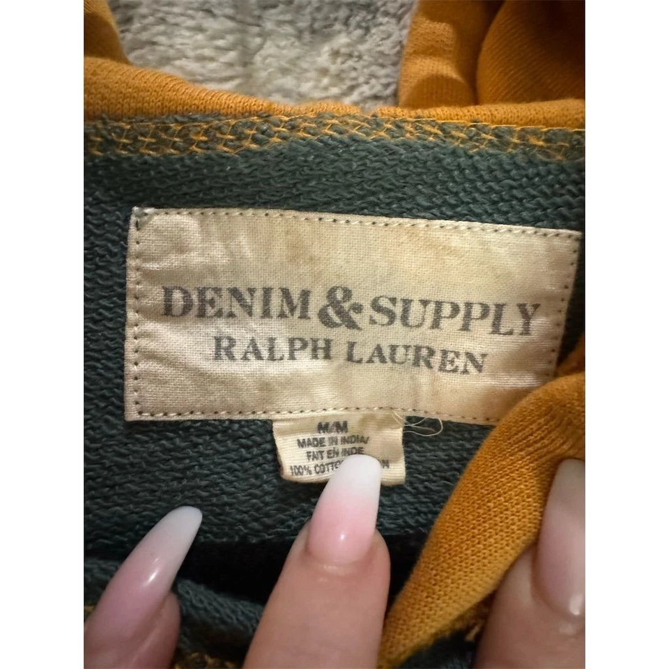 Ralph Lauren男式双色连帽衫M多色图形印花套衫 — 第 2/3 张图片