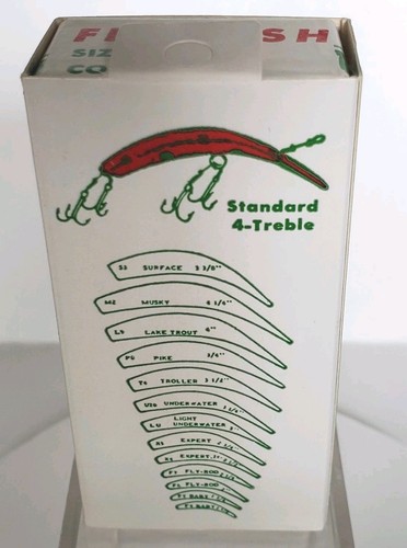 Dealer Store Display Box of 12 Helin Flatfish F7 All GFL Fly Rod Fishing Lures - Picture 20 of 24