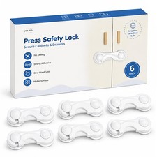 Child Safety Cabinet Locks for Babies, Baby Proof Cabinet Locks for Cabinets ...