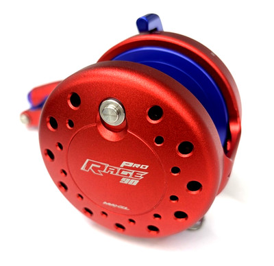 Maxel RAGE PRO-90 Limited Matte Red/Blue Lever Drag Conventional Reel  FREE SHIP