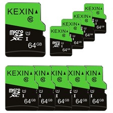 64GB Micro SD Card microSDXC UHS-I Memory Card High Speed TF Card Memory Lot