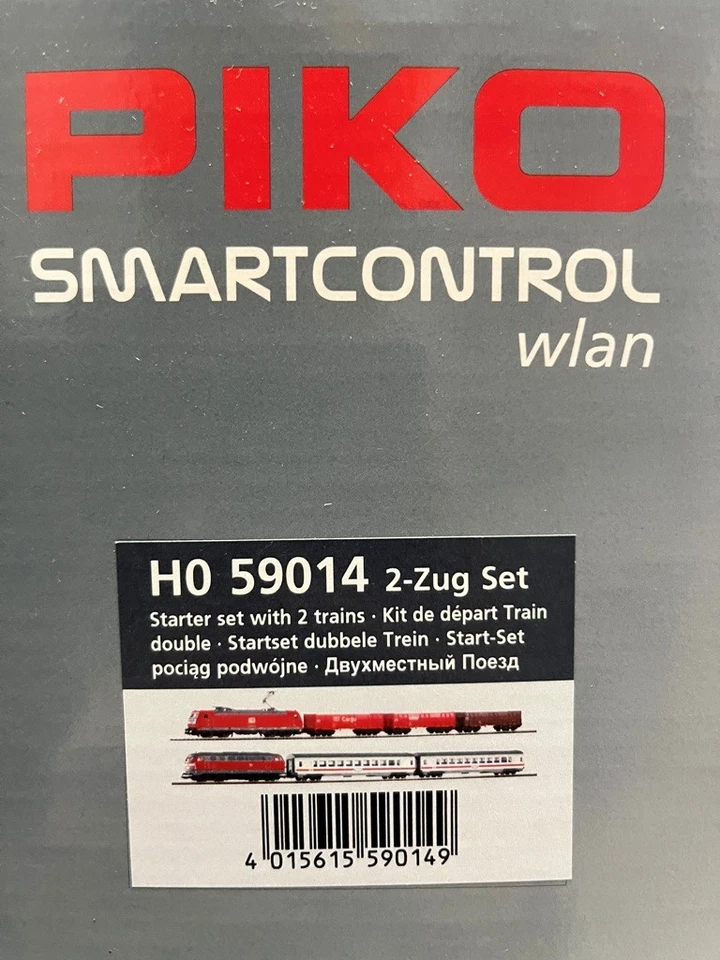 PIKO 59014 H0 DC SmartControl WLAN 2er Zug Set 2 Loks + 5 Wagen, Ep. VI DB AG - Bild 2 von 3