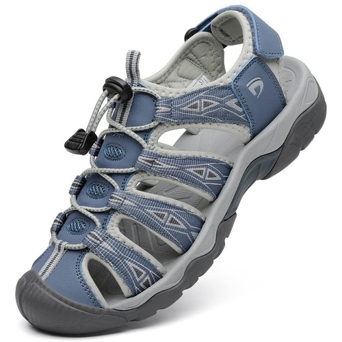 Women's Sport Hiking Sandals Closed Toe Outdoor Athletic Walking Sandal Light...