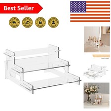 Versatile Acrylic Display Stand 3-Tier Organizer for Vanity or Retail Use
