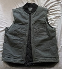 Filson Insulated Waxed Tin Cloth Work Vest, B...