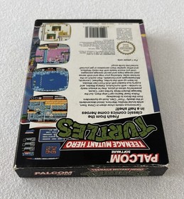 TEENAGE MUTANT NINJA TURTLES CONFEZIONE ORIGINALE con istruzioni NINTENDO NES RARO! CONDIZIONI BUONE!