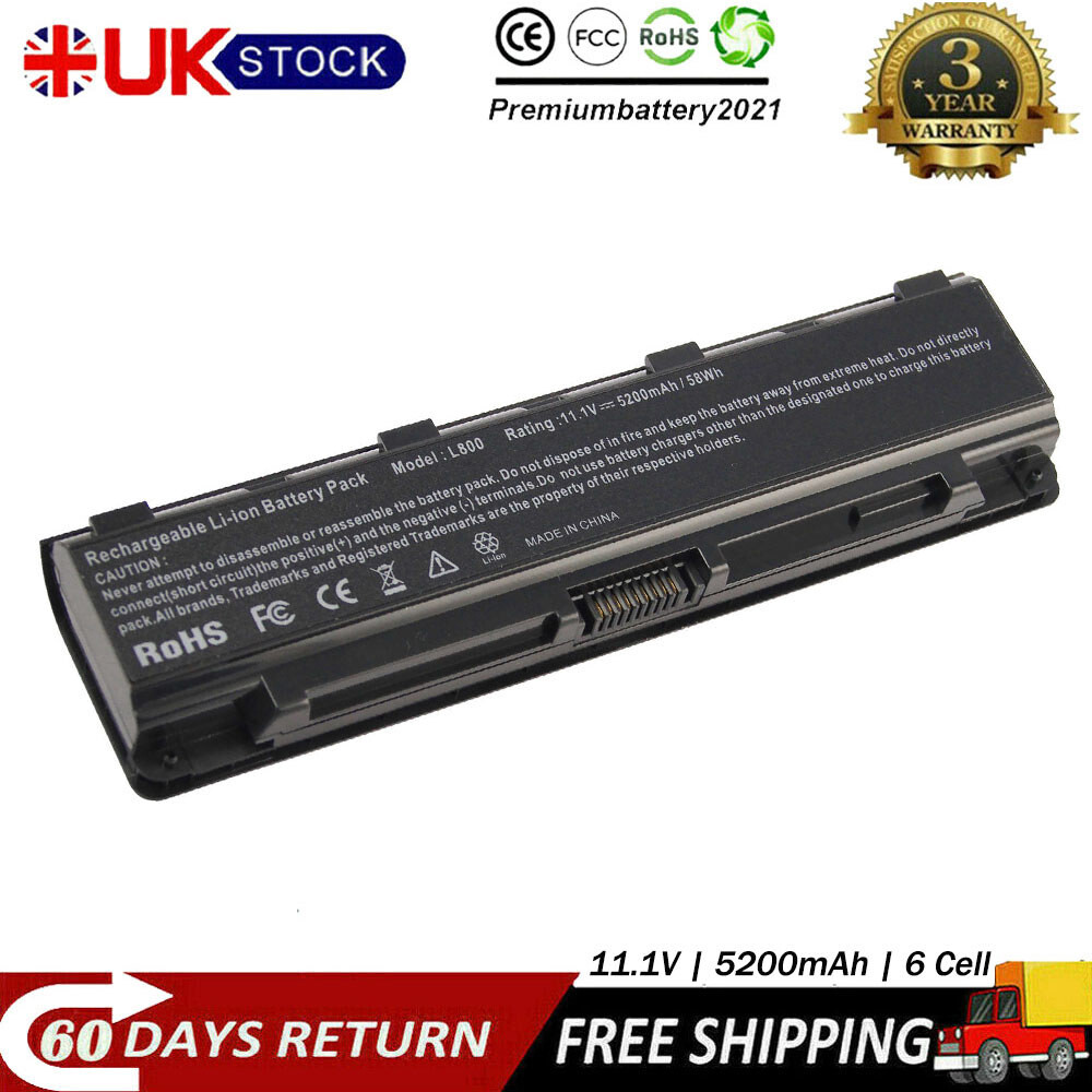 Green Cell Laptop Akku Für Toshiba Satellite – PA5024U-1BRS Ersatz, 4400mAh, 11.1V, Bis Zu 1000 Ladezyklen