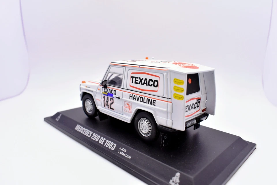 Modellino auto rally scala 1:43 Mercedes 280 GE diecast modellismo statico asta - Immagine 3 di 3