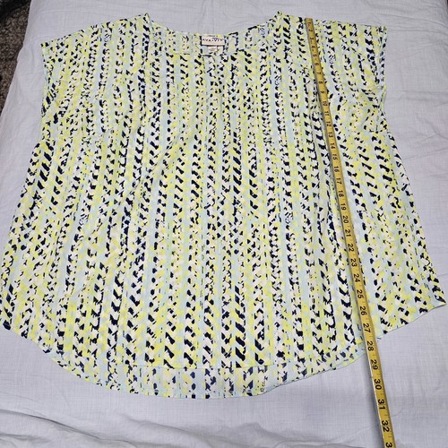Ava Viv Women Top Blouse Shirt Size 3X Round Neck Lightweight - Picture 4 of 12