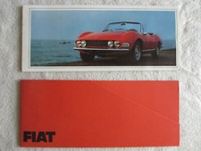 FIAT DINO SPIDER SUPERBE REVUE BROCHURE CATALOGUE 24 PAGES en français 1/2