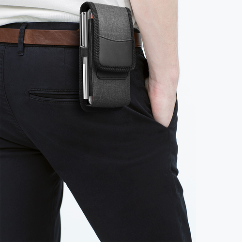 Funda billetera con clip para cinturón para teléfono celular para iPhone Samsung - Imagen 9 de 12