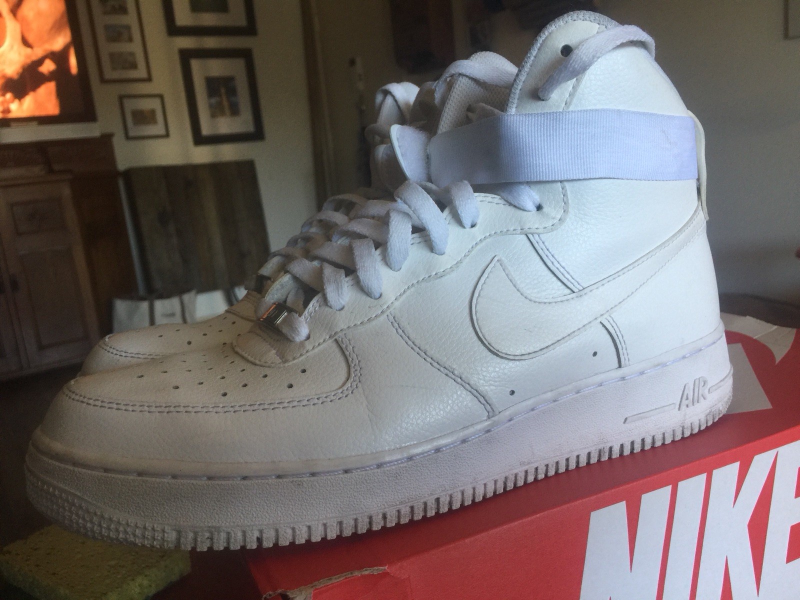 Nike air air Nike force 1 uomini scarpe taglia 10, bianco f700c9 Nike air air Nike force 1 uomini scarpe taglia 10, bianco f700c9