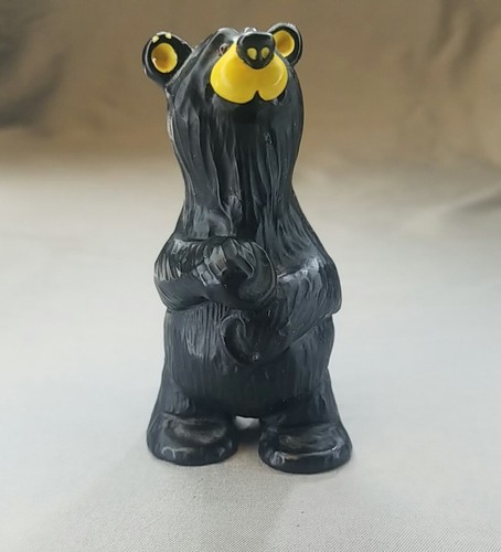 Jeff Fleming "Boyd" Bear with Paws Clasped 3" black big sky - Foto 2 di 11