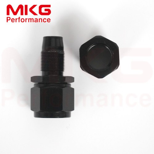 Universal 12an an12 Straight Swivel Oil Fuel Line Hose End Fitting Adapter Black - Picture 4 of 6