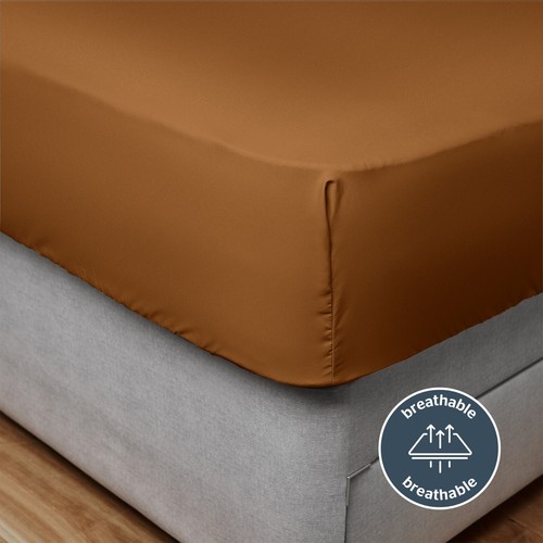 Silentnight Supersoft Fitted Sheet Non-Iron Single Double King 28 cm Easy Care - Picture 82 of 109