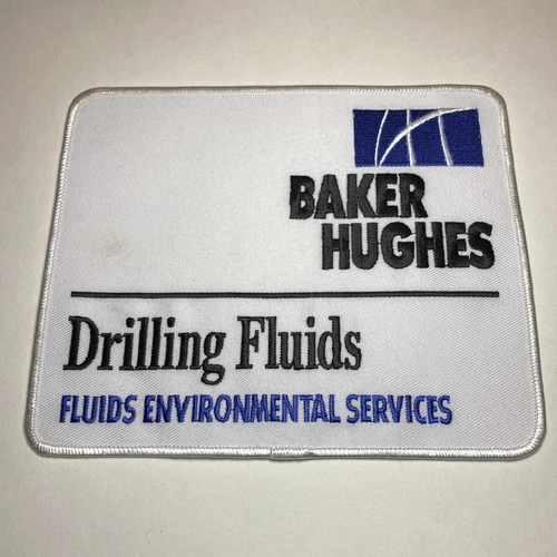 BAKER HUGHES DRILLING FLUIDS ENVIROMENTAL SERVICES LARGE PATCH BADGE OIL GAS