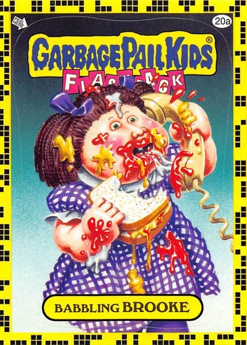 GARBAGE PAIL KIDS 2011 FLASHBACK SERIES 2 PICK-A-CARD YELLOW BASE STICKERS TOPPS - Picture 78 of 321