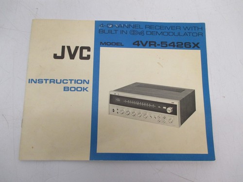 Vtg JVC Model 4VR-5426X AM FM 4-Channel Stereo Receiver W/ Booklet Working AS IS - 第 12/12 張圖片