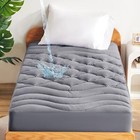 Waterproof Mattress Pad Dorm Bedding - Soft Quilted Fitted Mattress Cover Dee...